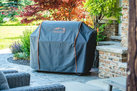 Traeger Timberline 850 Grillabdeckung Gray Kompatibel mit Timberline 850 mit UV-Schutz 116.8cmx71.1cmx129.5cm