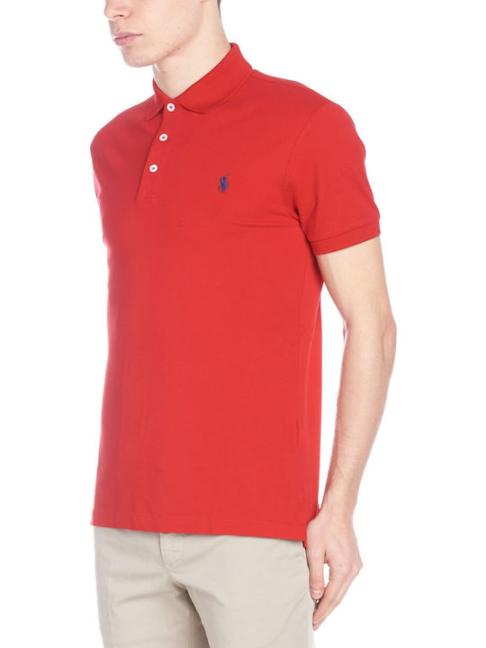 Ralph Lauren Ανδρικό T-shirt Κοντομάνικο Polo Κόκκινο