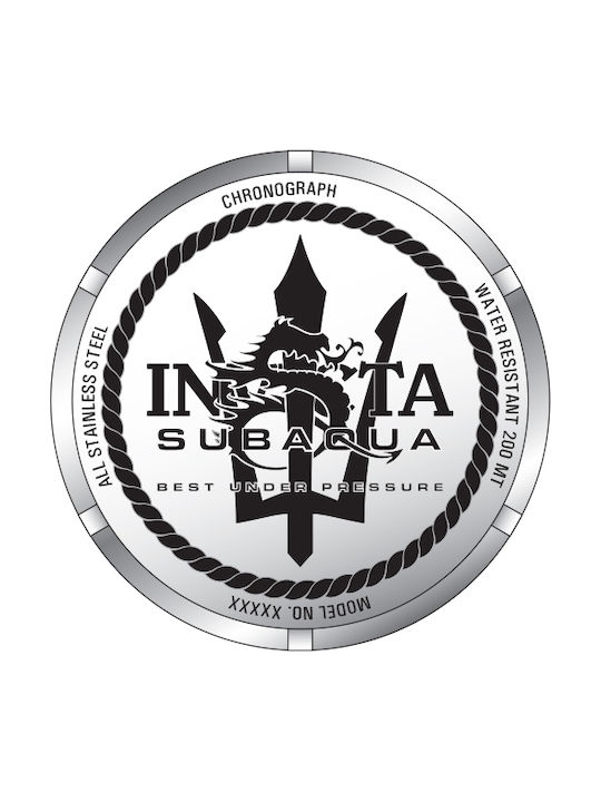Invicta Subaqua Мъжки Часовник 55.45мм Хронограф На батерия с Златен Метална Гривна