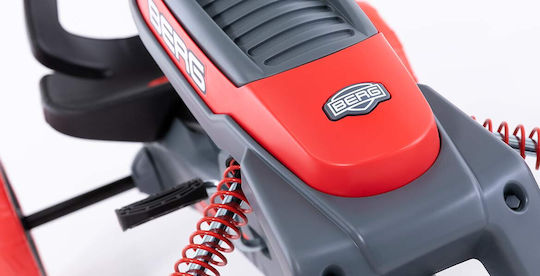Berg Reppy Rebel Kids Foot-to-Floor Go Kart One-Seater with Pedal Red