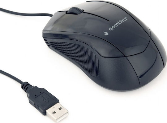 Gembird MUS-3B-02 Cu fir Mouse Negru