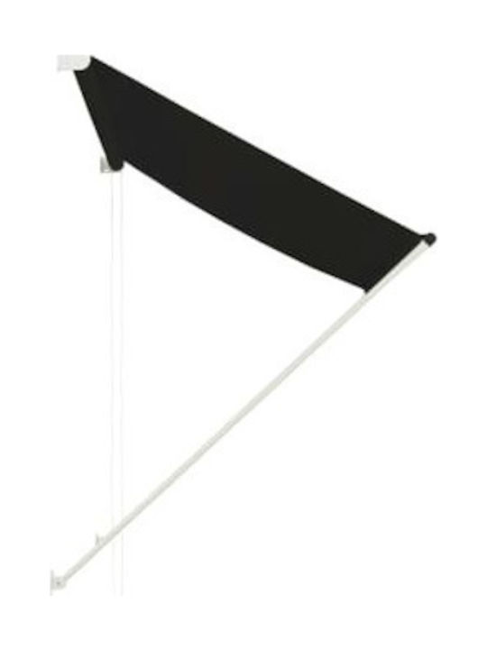 vidaXL Τέντα Βεράντας Ανθρακί 1.5x1.5m