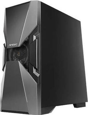 Antec DA601 Gaming Midi Tower Κουτί Υπολογιστή με Πλαϊνό Παράθυρο και RGB Φωτισμό Μαύρο