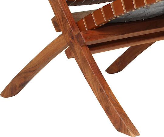 Outdoor-Sessel Hölzernes Coffee 59x72x79εκ.