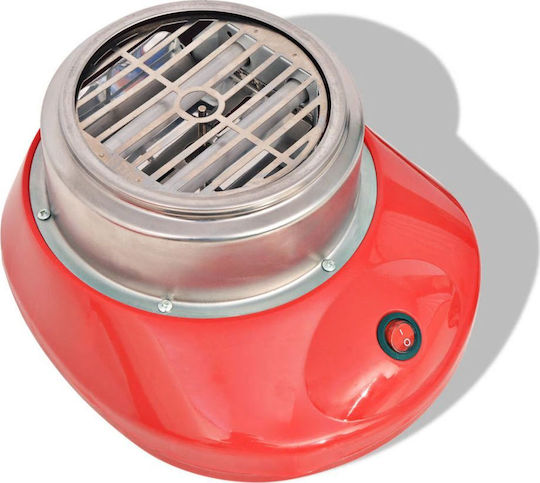 vidaXL Candy Floss Maker 26cm Red