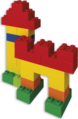 Androni Giocattoli Blocks Small Bricks Unico Plus for 1.5-5 years old Years 100pcs