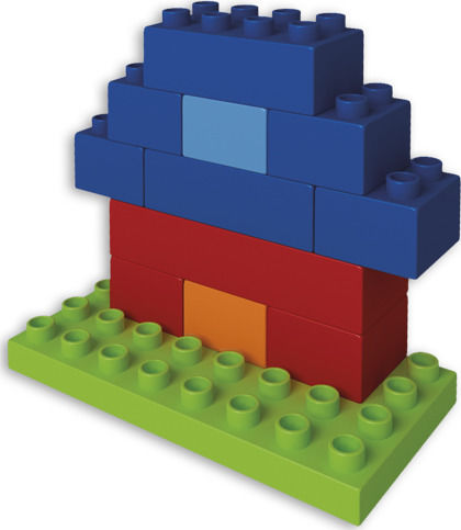 Androni Giocattoli Blocks Small Bricks Unico Plus for 1.5-5 years old Years 100pcs