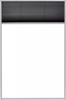 vidaXL Σίτα Παραθύρου Πλισέ Λευκή από Fiberglass 120x80cm 142612