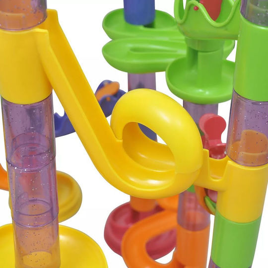 vidaXL Kunststoff-Bauspielzeug Marble Run für Kinder ab 3+ Jahre alt Jahren