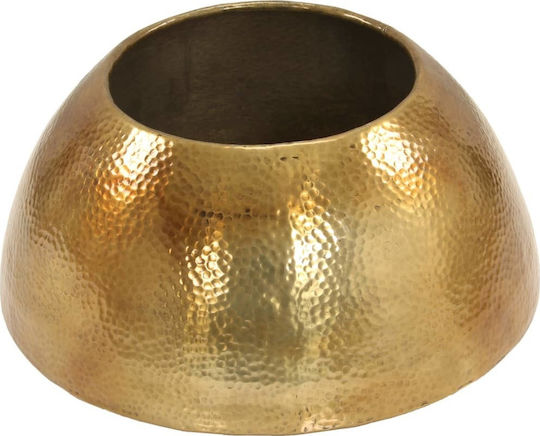 Masa De Cafea Centrală Rotundă Din Aluminiu Bronzat M70xL70xÎ30cm
