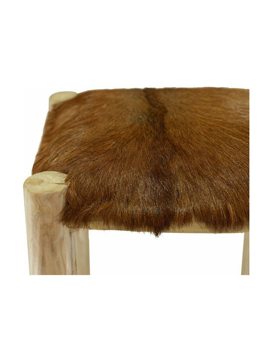 Stool Bar Wooden Brown 35x35x76cm