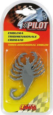 Lampa Car Sticker Scorpion in Silver Colour L0719.9