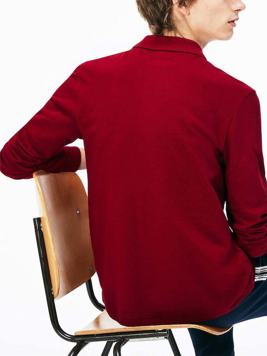 Polo Short Sleeve Blouse Burgundy