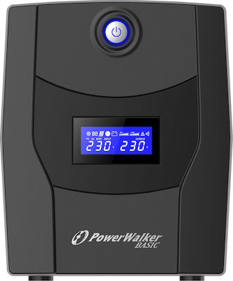 Powerwalker Basic VI 1500 STL FR USV 1500VA 900W mit 4 Schuko Steckdosen