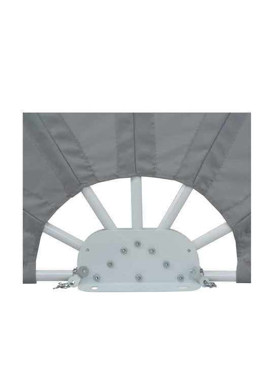 vidaXL Terrace Sideway Sunshade Roller Gray 1.6x1.6cm