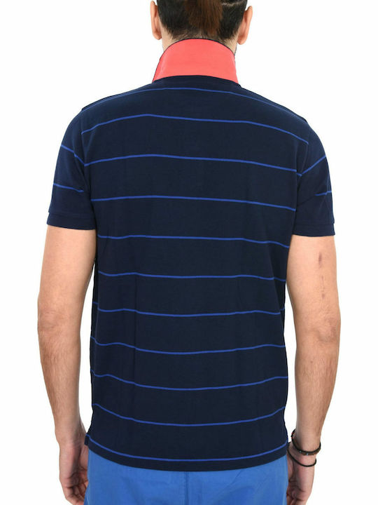 Gant Herren Kurzarmshirt Polo Marineblau