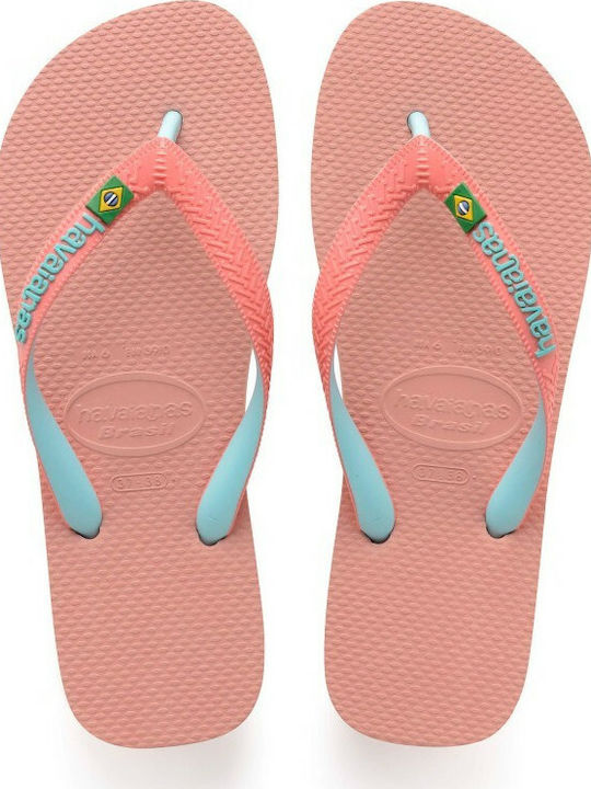 Havaianas Brasil Mix Женски чехли в Розов цвят