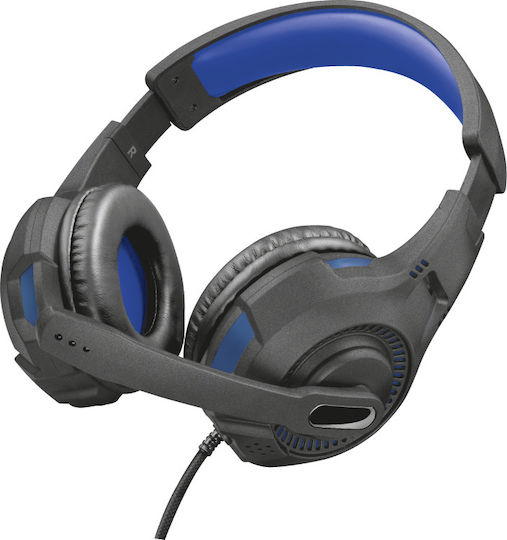 Trust GXT 307B Ravu Over Ear Gaming Headset με σύνδεση 3.5mm Μπλε