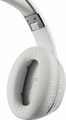 Edifier W820BT Ασύρματα/Ενσύρματα Over Ear Ακουστικά με 80 ώρες Λειτουργίας Λευκά