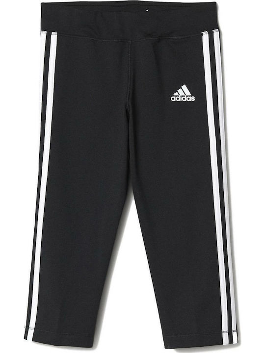 adidas Παιδικό Κολάν Αθλητικό Κάπρι Μαύρο