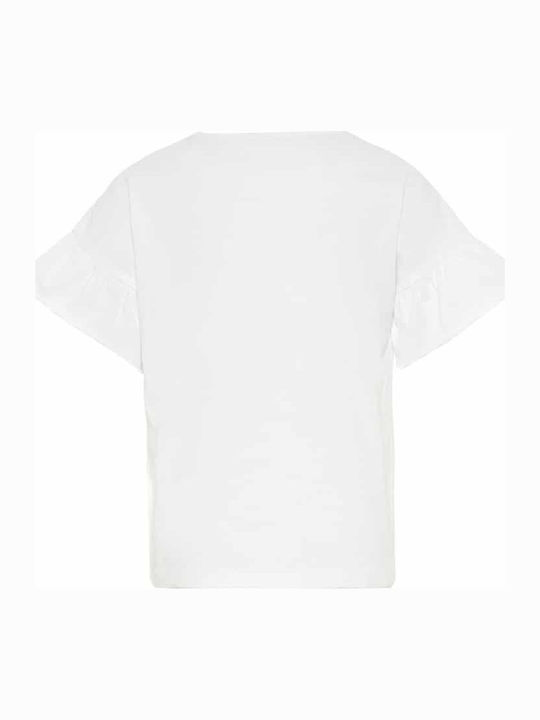 Name It Kids Blouse Short Sleeve White