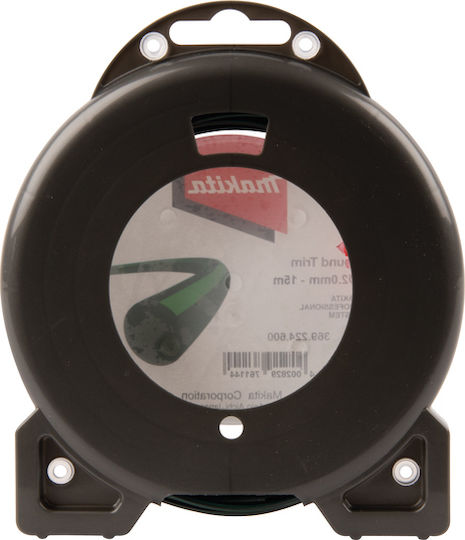 Makita Line 2mm x 15m Round Brush Cutter Trimmer Line 2mm 15m 369.224.600
