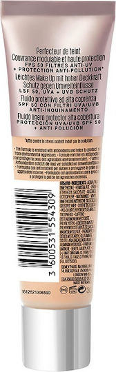 Maybelline Dream Urban Cover Liquid Make Up SPF50 128 Warm Nude 30ml