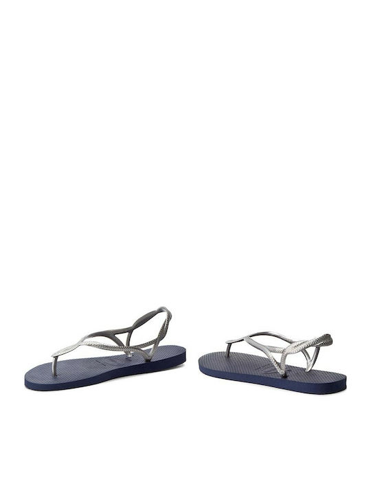 Havaianas Luna Σαγιονάρες σε στυλ Πέδιλα σε Ασημί Χρώμα