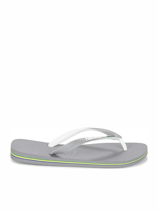 Brasil Mix Men's Flip Flops Gray