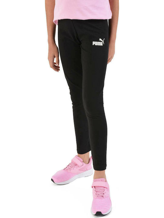 Puma Kinder Leggings Lang Schwarz