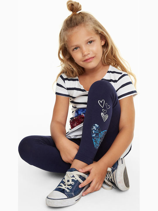 Kids Legging Capri Navy Blue Frutipan