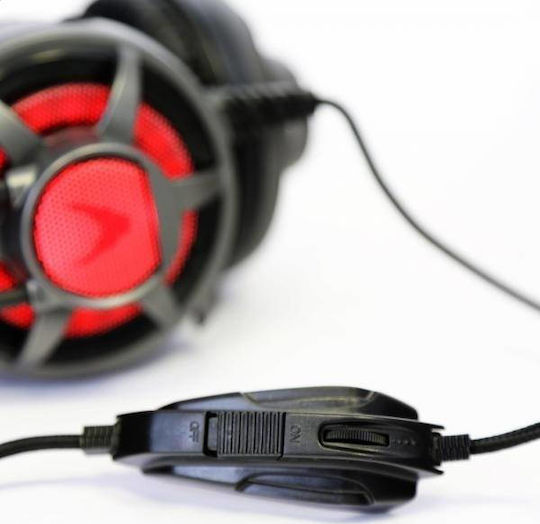 Omega Varr OVH4060 Over Ear Gaming Headset with Connection 2x3.5mm / USB Gray