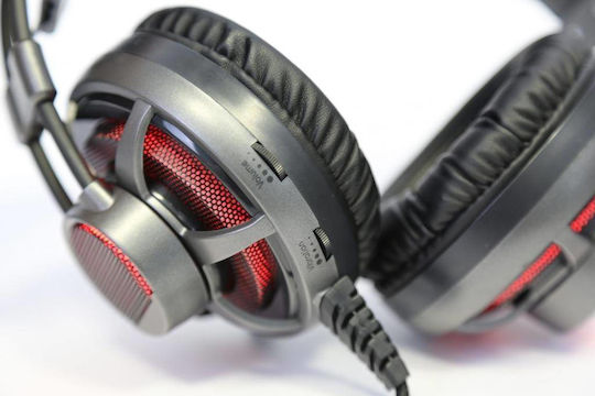 Omega Varr OVH4060 Over Ear Gaming Headset with Connection 2x3.5mm / USB Gray