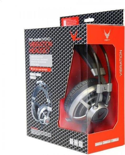 Omega Varr OVH4060 Over Ear Gaming Headset with Connection 2x3.5mm / USB Gray