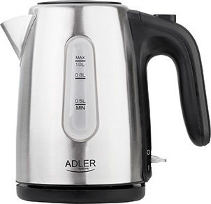 Adler Βραστήρας 1lt 1200W Ασημί