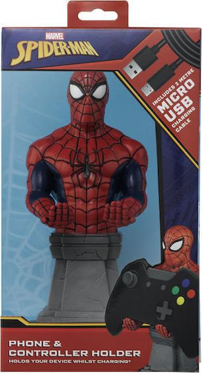 Exquisite Gaming Cable Guys Desk Stand for Mobile Phone Spiderman