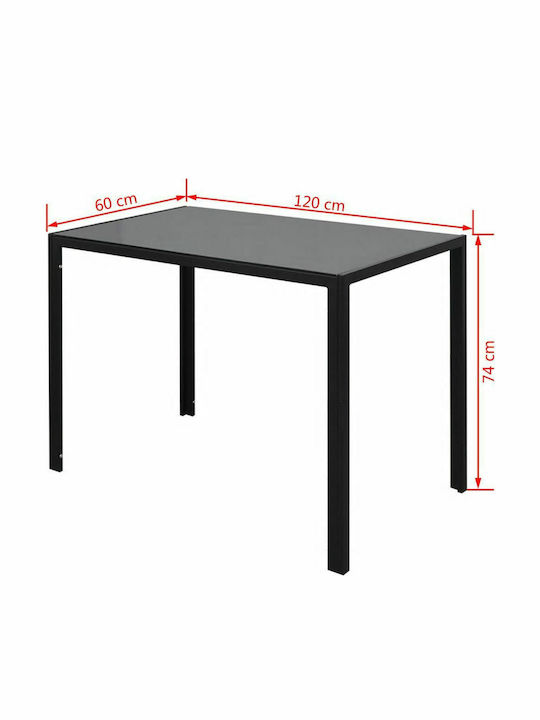 Τραπεζαρία με 6 Καρέκλες 120x60εκ.