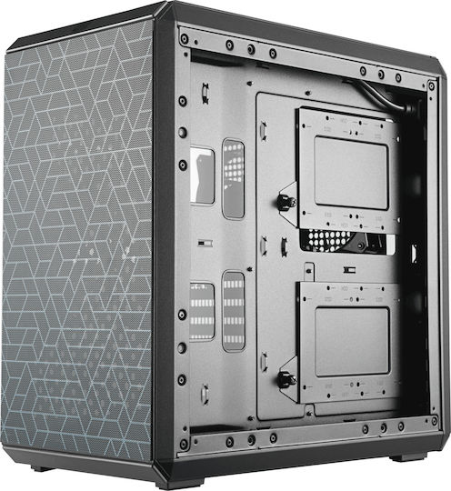 CoolerMaster MasterBox Q500L Gaming Midi Tower Κουτί Υπολογιστή με Πλαϊνό Παράθυρο Γκρι