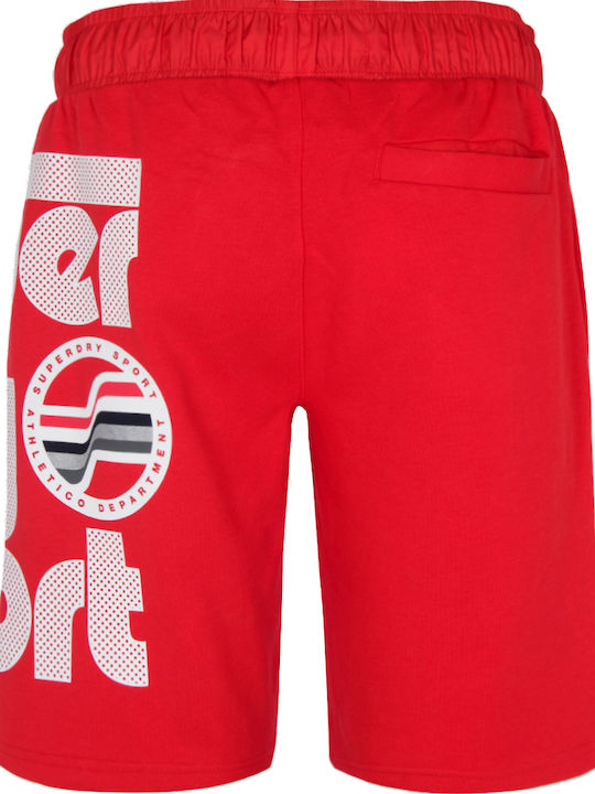 Superdry Surf Sport Bermudă Sportivă de Bărbați Roșie