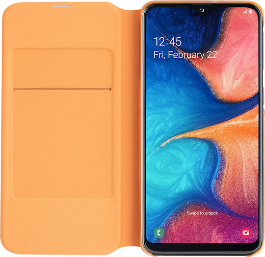 Samsung Wallet Cover Piele artificială Alb (Galaxy A20e)
