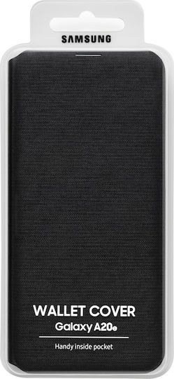 Samsung Wallet Cover Μαύρο (Galaxy A20e)