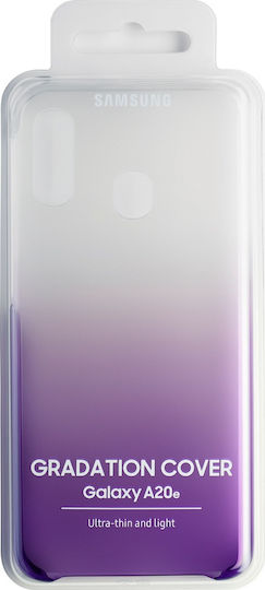 Samsung Back Cover Σιλικόνης Μωβ (Galaxy A20e)