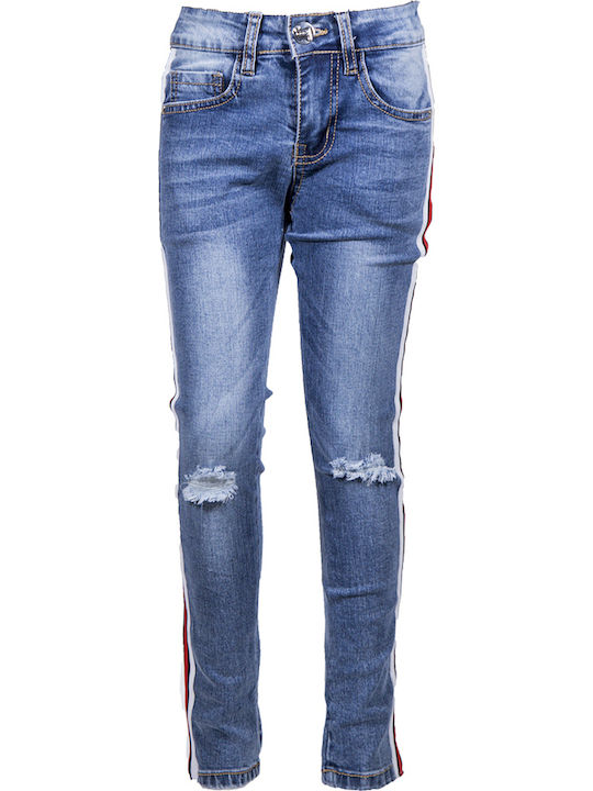 Εβίτα Girls Denim Trouser Blue