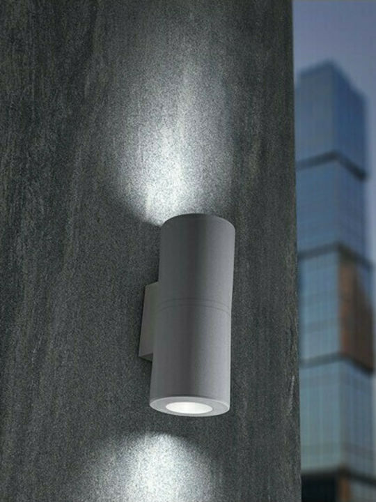 Fumagalli Franca Wall-Mounted Outdoor Spot GU10 IP55 Double Beam