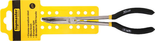 Topmaster Long Nose Pliers 275mm Cutting Plier Curved Electrician Length 275mm