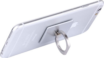 Ring Hook for Mobile Phone in Silver Colour