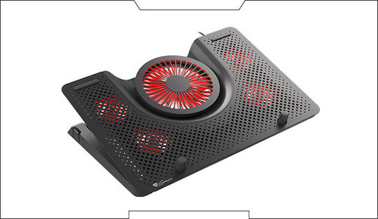 Genesis Oxid 550 Cooling Pad για Laptop έως 17.3" με 5 Ανεμιστήρες και Φωτισμό