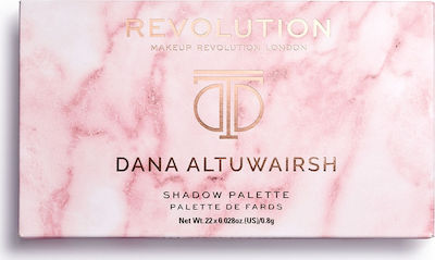 Revolution Beauty X Dana Παλέτα με Σκιές Ματιών σε Στερεή Μορφή Πολύχρωμη 17.6gr