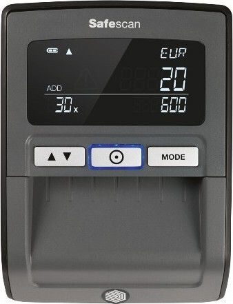 Safescan Counterfeit Banknote Detector Device EUR GBP CHF PLN Black