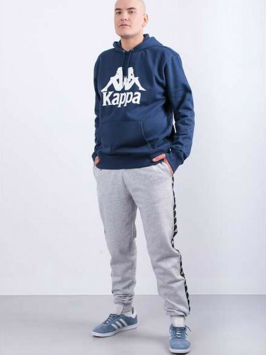 Kappa Taino Men's Sweatshirt with Hood and Pockets Navy